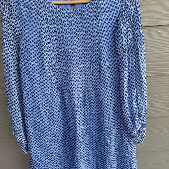 Vineyard Vines silk blend pintuck dress - Picture 4 of 7